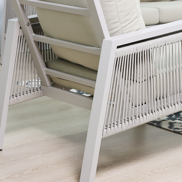 أريكة حديقة ترفيهية بحبل فاخرة عالية الجودة