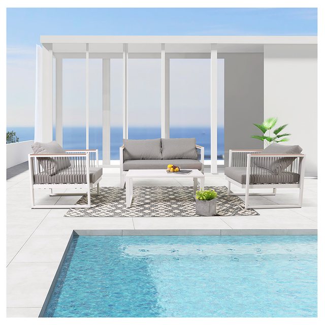 سبائك الألومنيوم للماء في الهواء الطلق شرفة أريكة